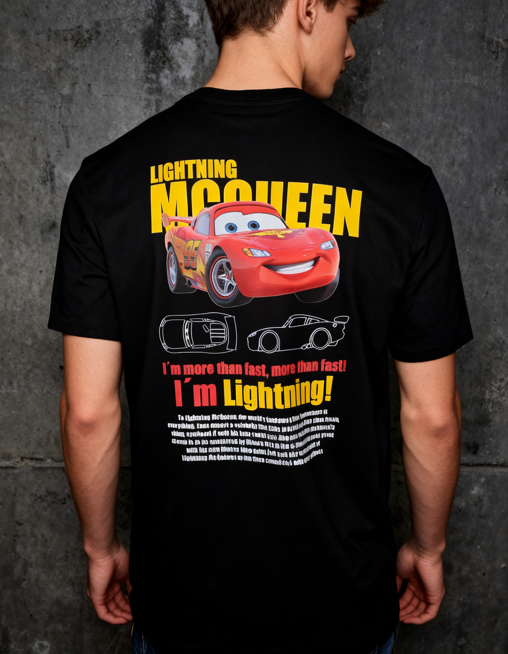 Playera Lightning McQueen Cars