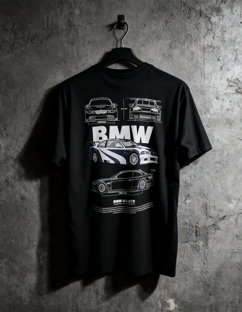 Playera BMW M3 GTR detalle