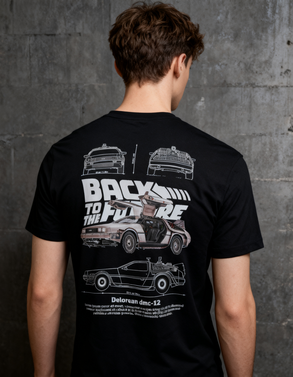 Playera Back to the Future vista