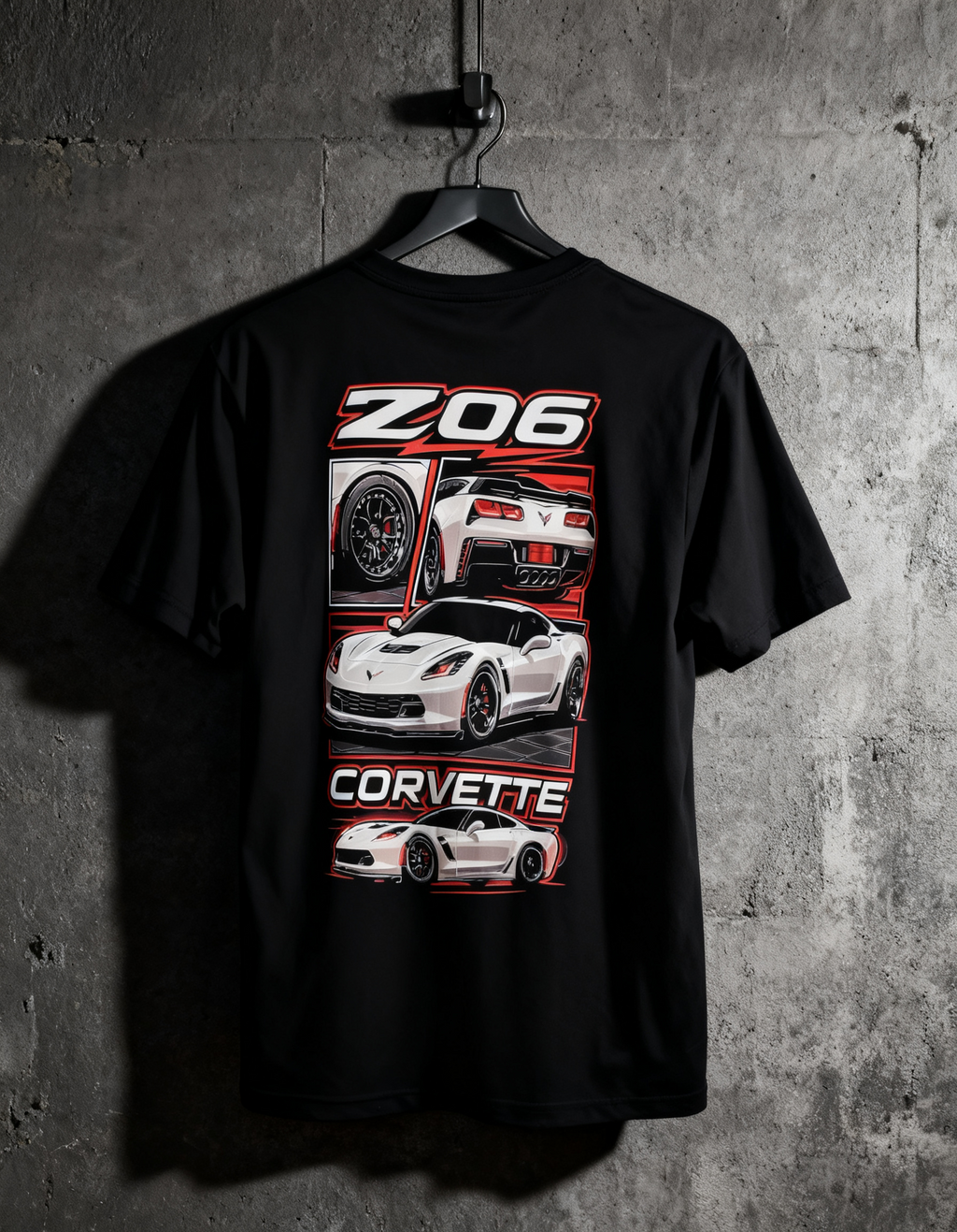 Playera Chevrolet Corvette Z06 detalle