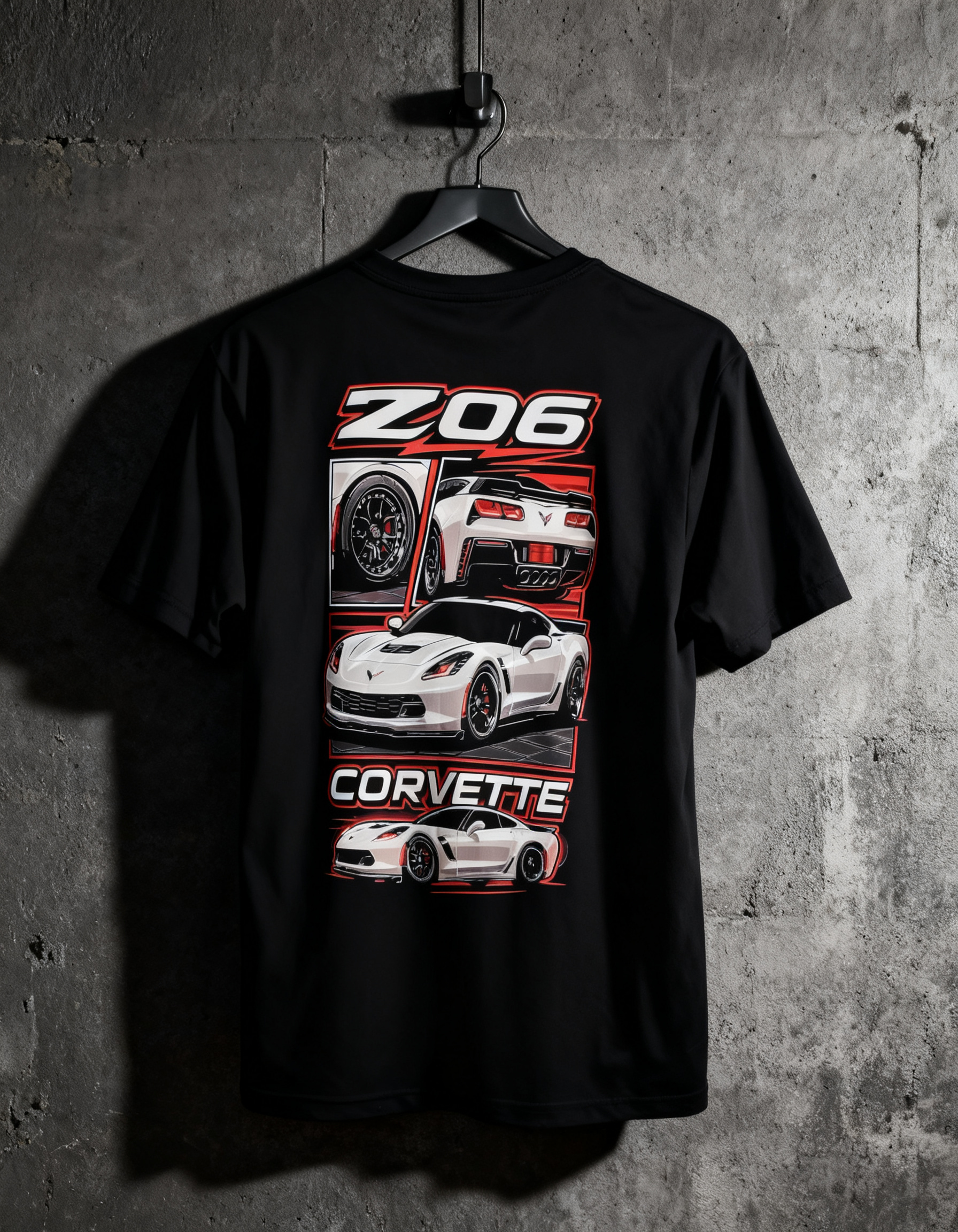 Playera Chevrolet Corvette Z06 detalle