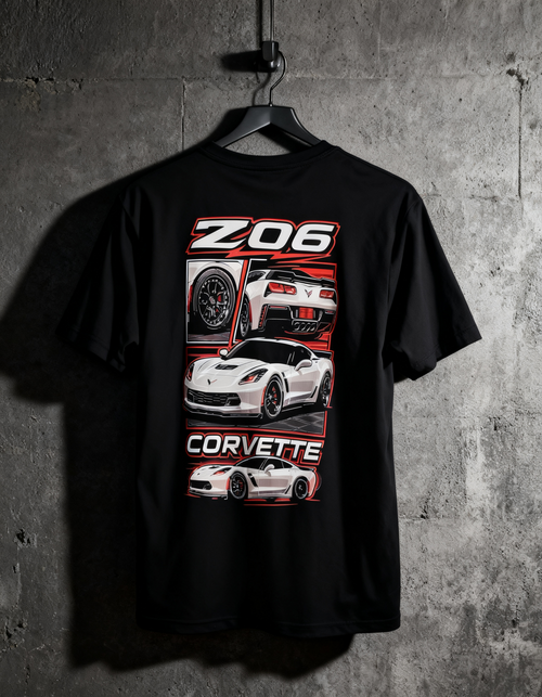 Playera Chevrolet Corvette Z06 detalle