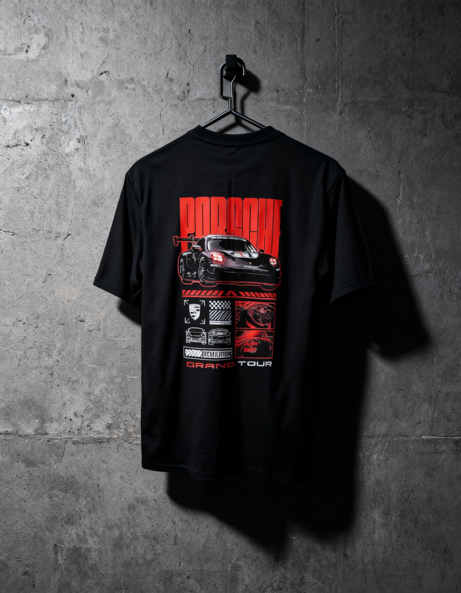 Playera Porsche Grand Tour vista