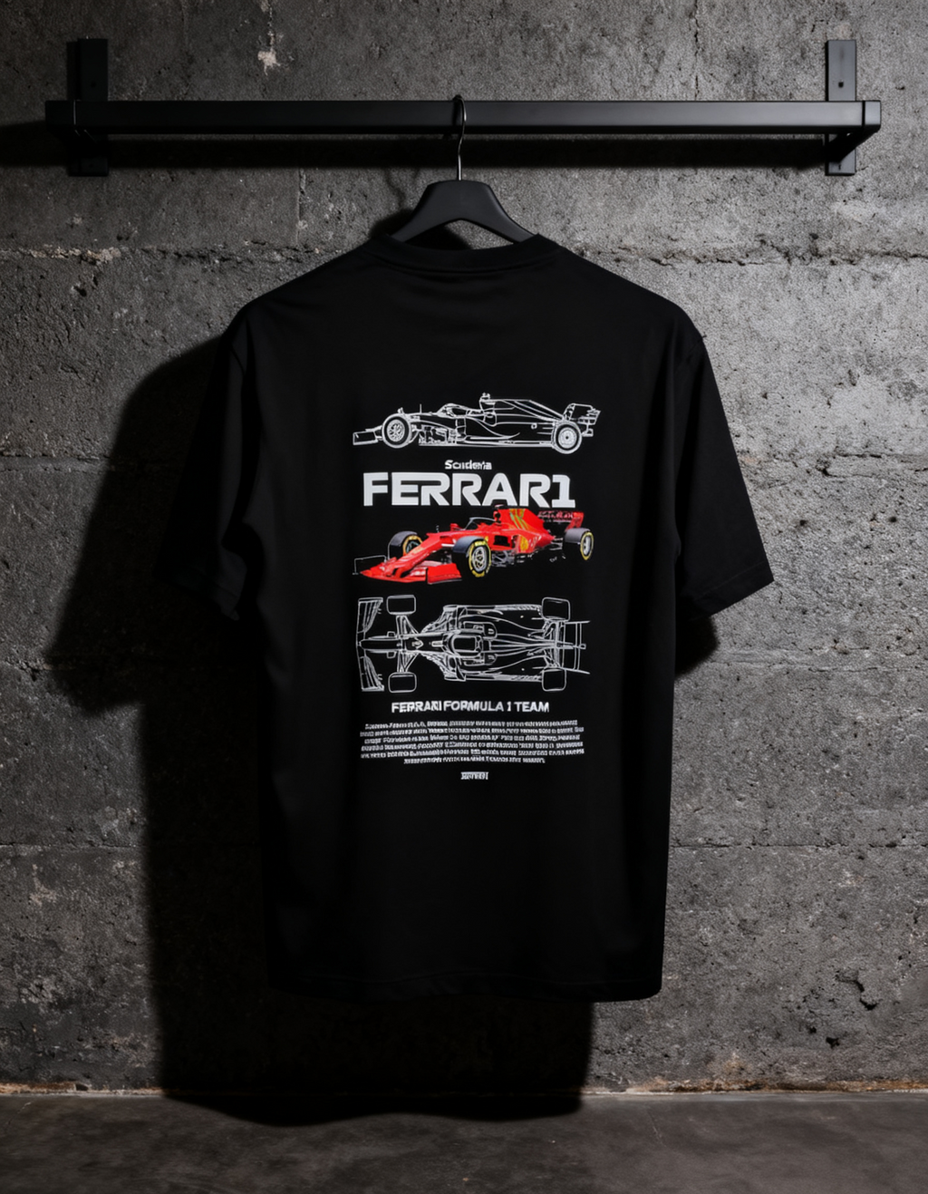 Playera Ferrari Scuderia F1 detalle