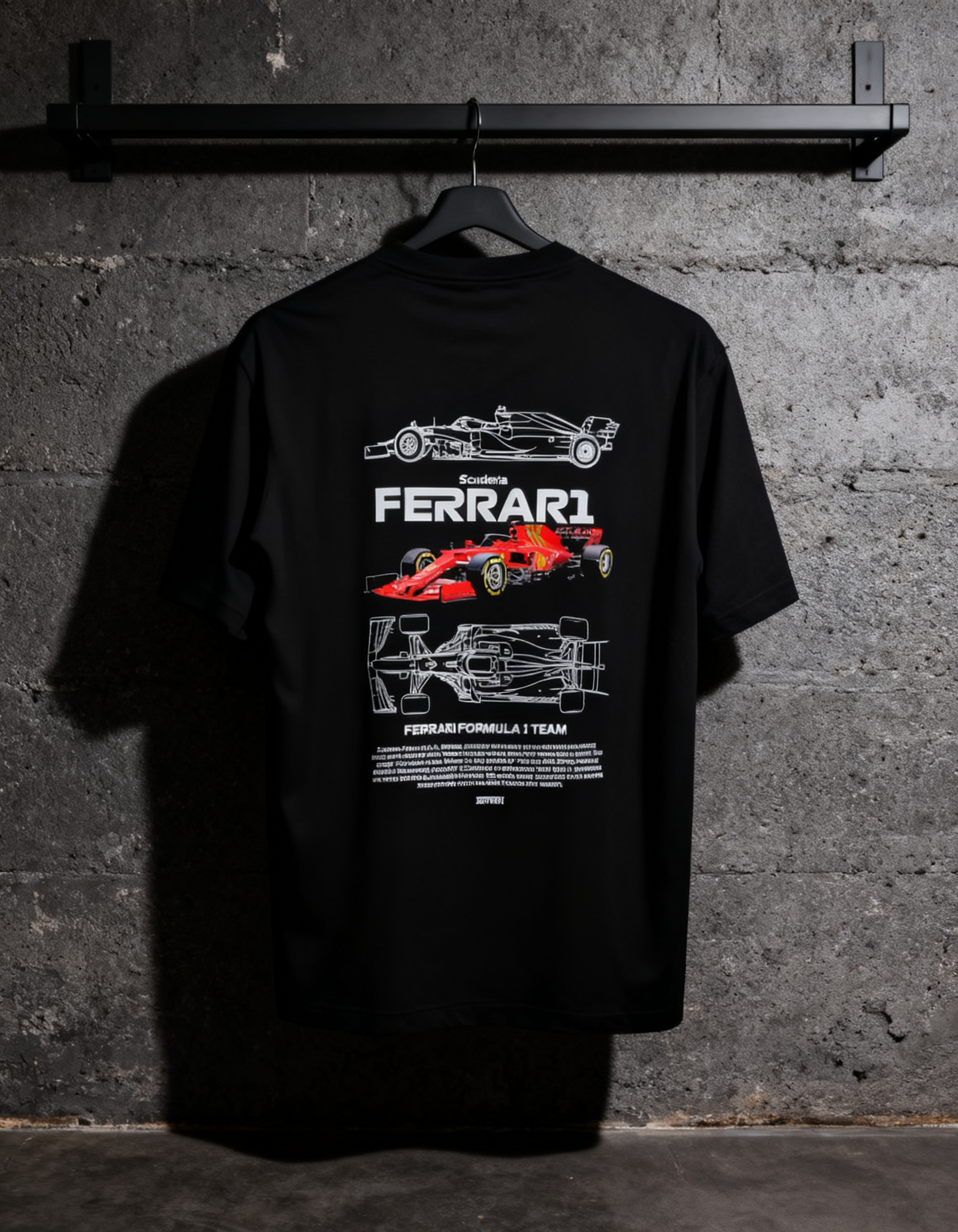 Playera Ferrari Scuderia F1 detalle