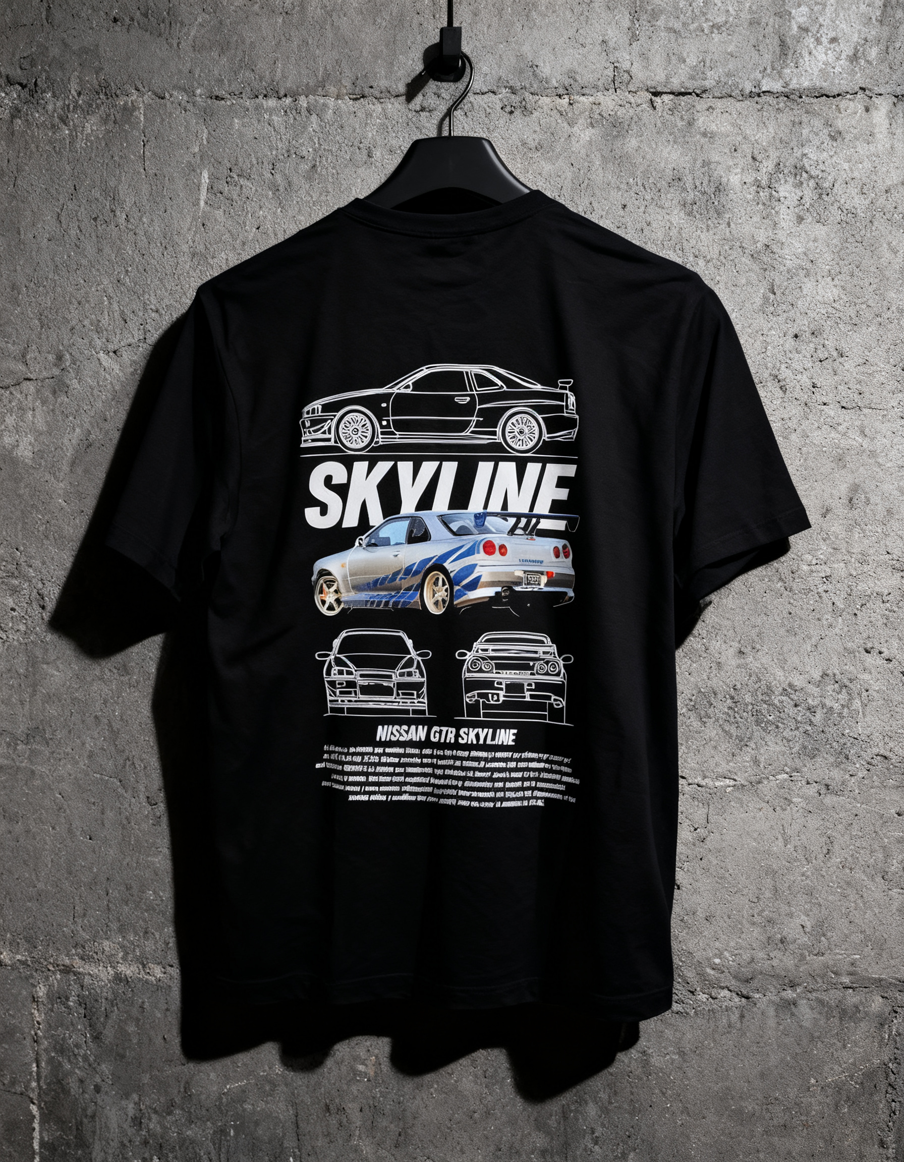 Playera Nissan GTR Skyline