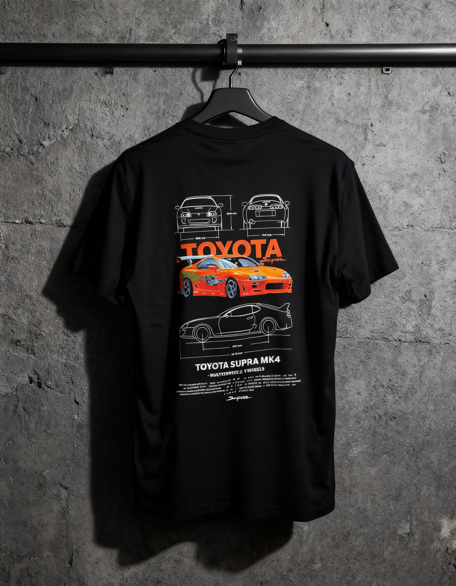 Playera Toyota Supra detalle
