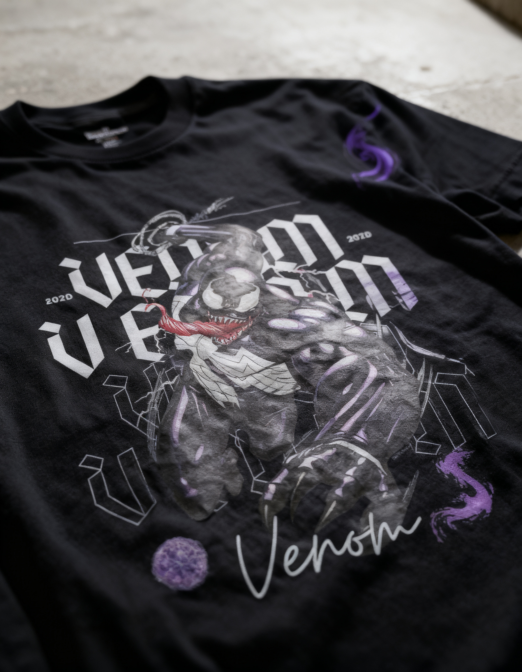 Playera Venom detalle 4