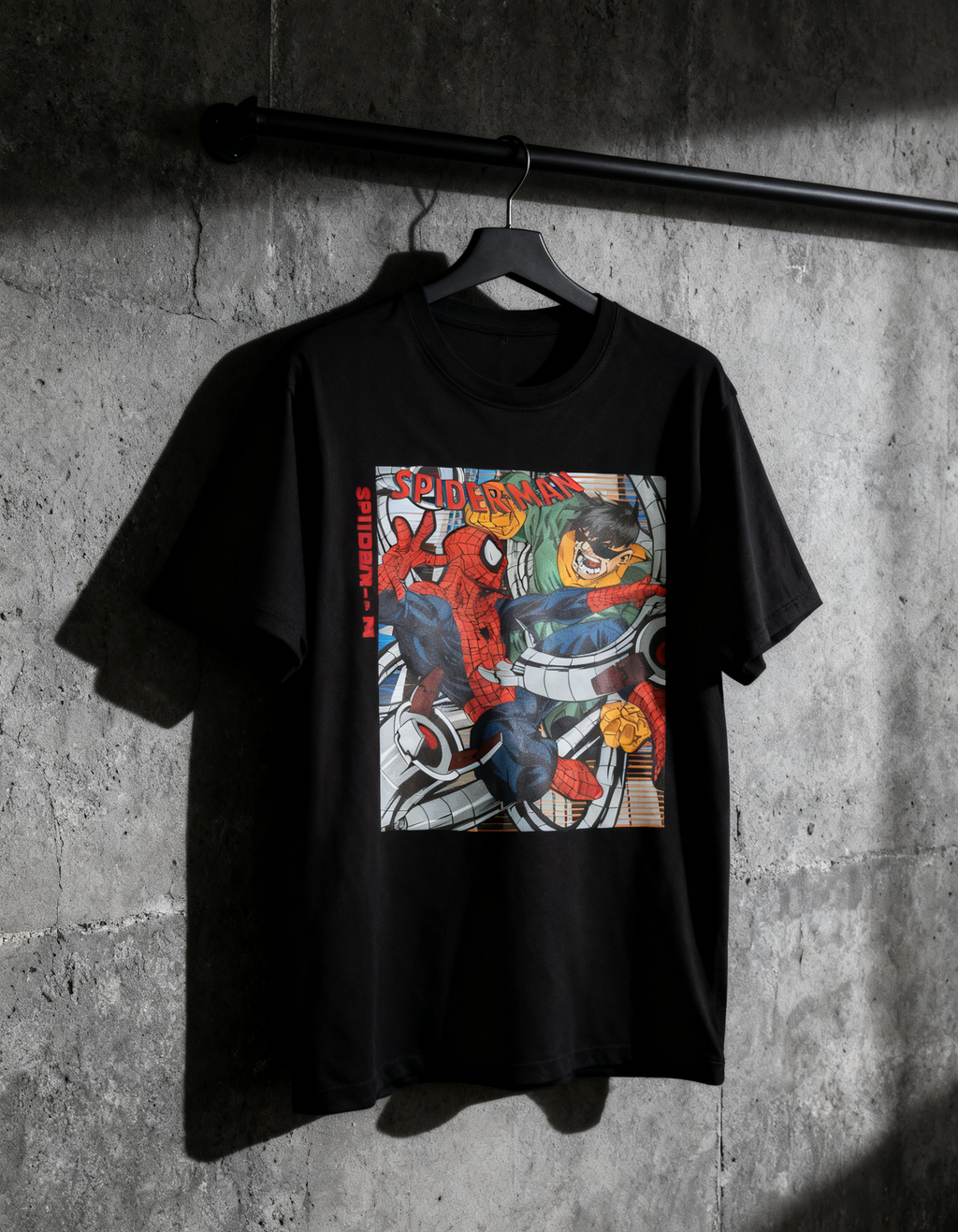 Playera Spiderman vs Octopus detalle 2