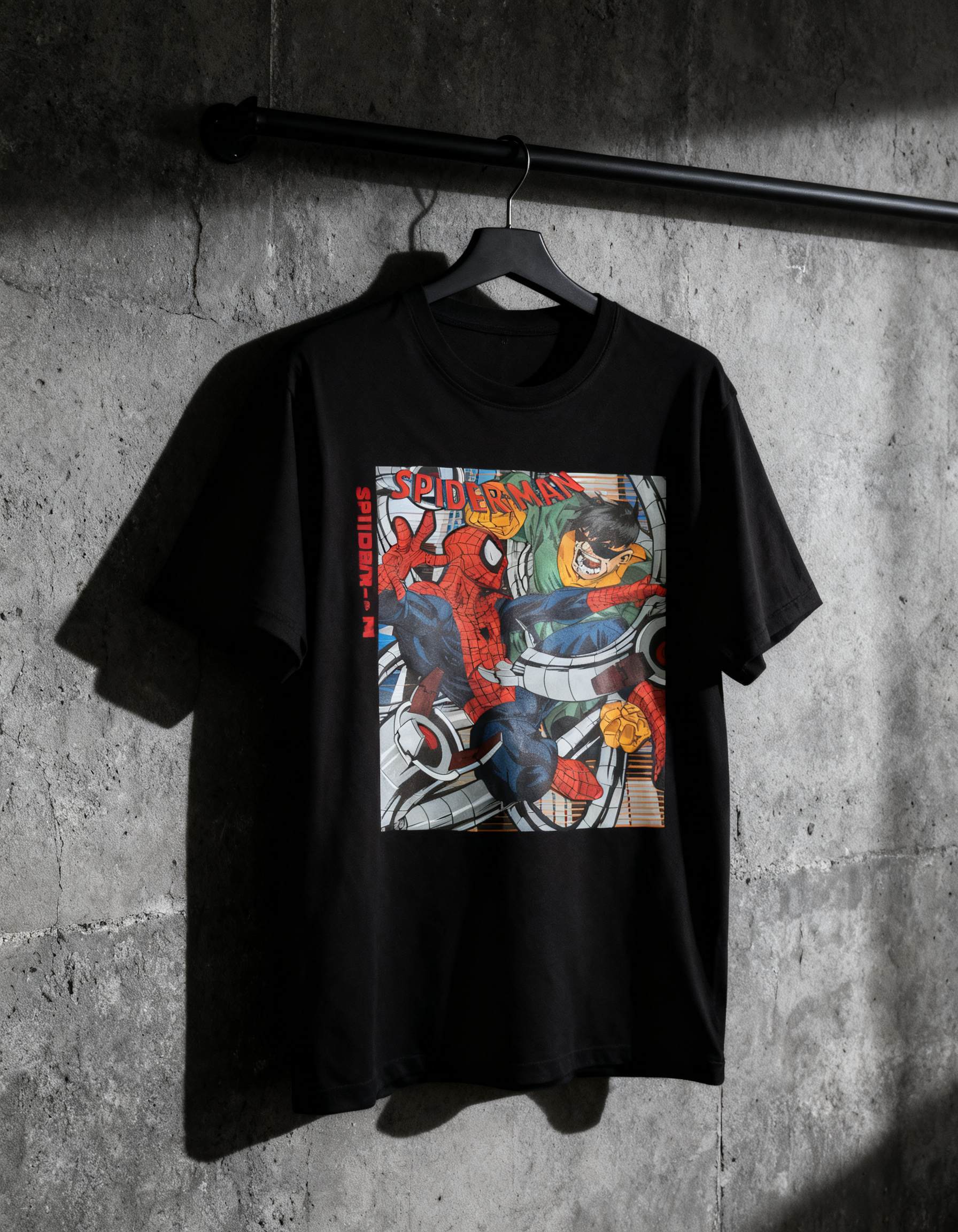 Playera Spiderman vs Octopus detalle 2