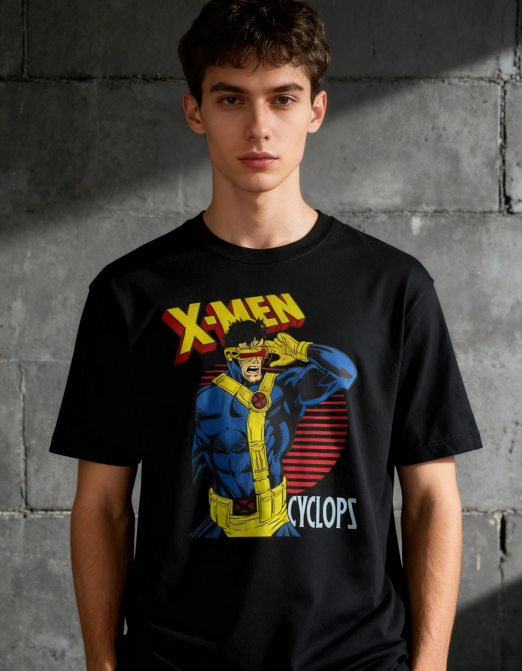 Playera Cyclops detalle 2
