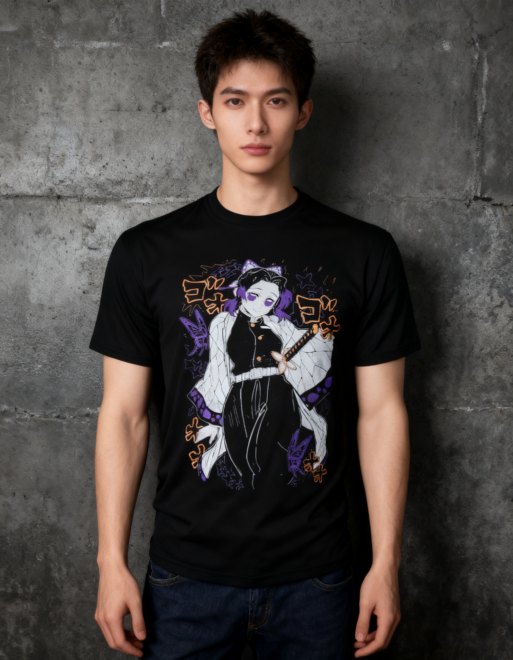Playera Shinobu Kocho detalle 4