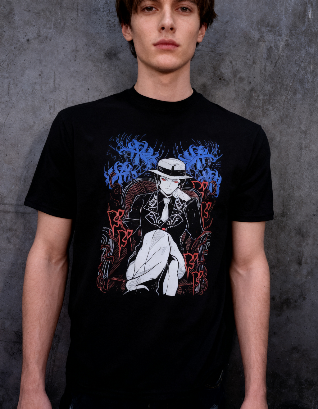 Playera Muzan Kibutsuji detalle 2