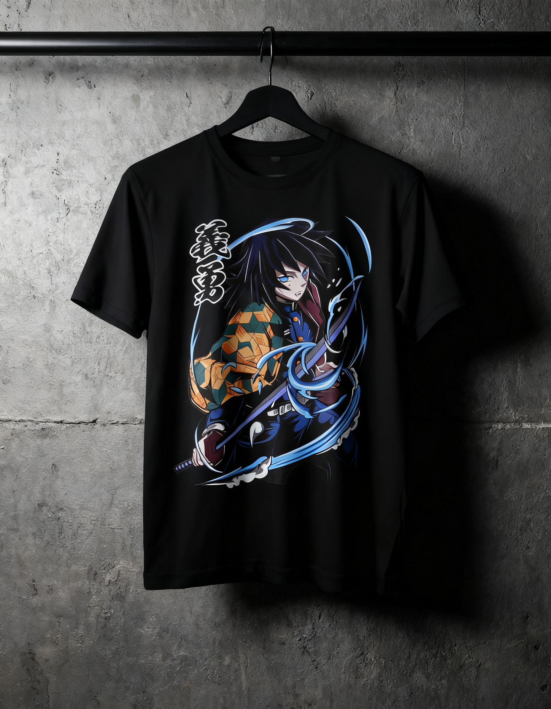 Playera Giyu Tomioka detalle 4