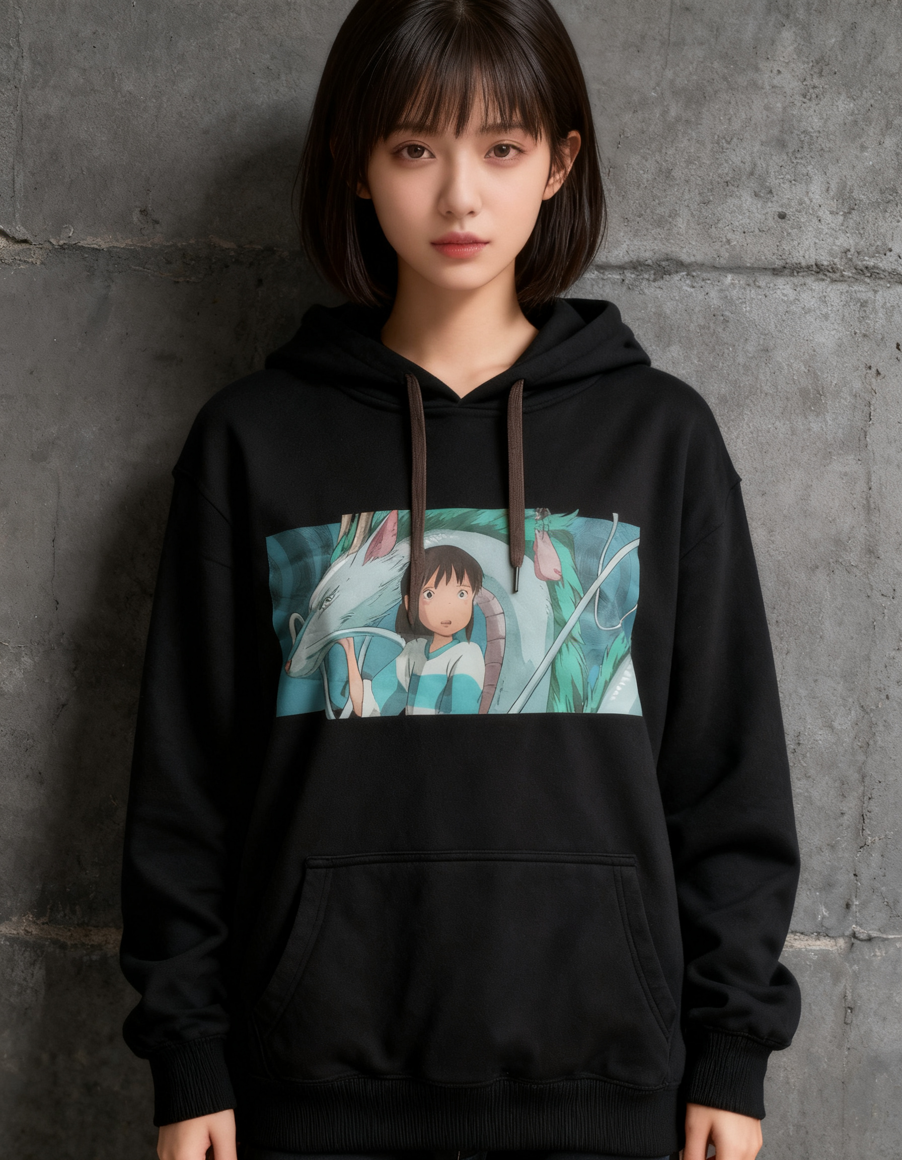 Sudadera El Viaje de Chihiro detalle